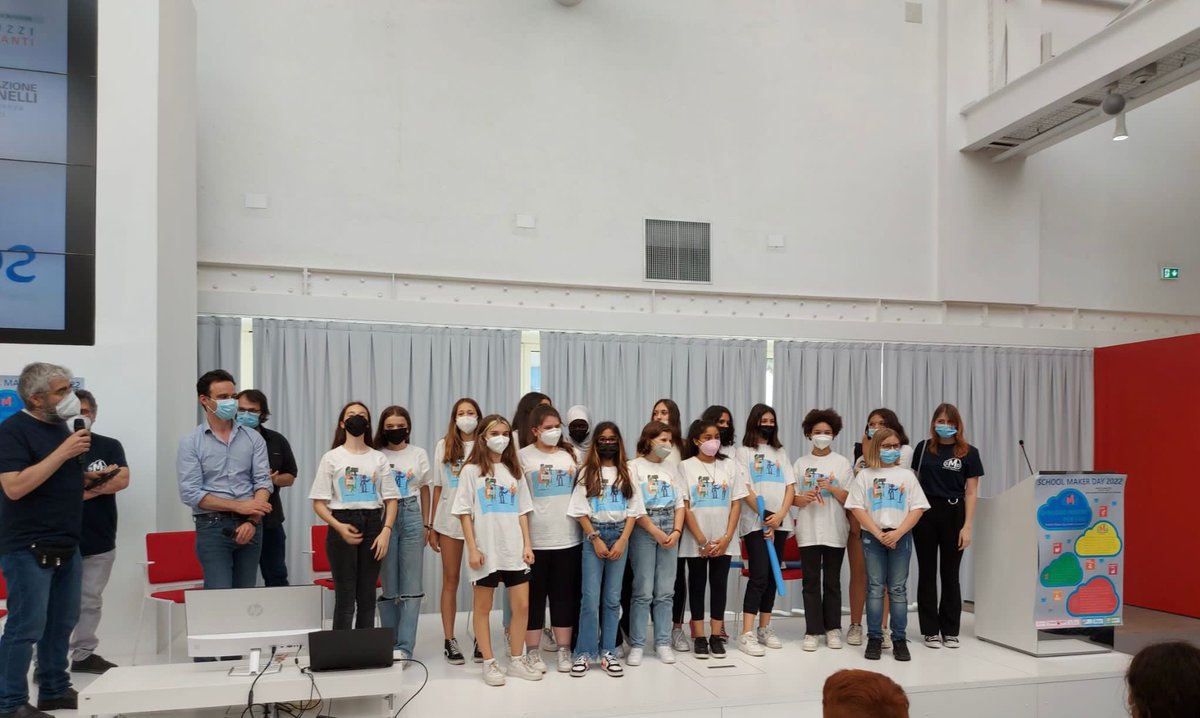 Sabato 28 le ragazze della secondaria #Pontenure hanno partecipato a <a href="/schoolmakerday/">School Maker Day</a>  Bologna presso Opificio Golinelli presentando gli elaborati realizzati. Complimenti per il riconoscimento come miglior progetto presentato dalle scuole secondarie di primo grado <a href="/Girlscodeclub/">Girls code it better</a>