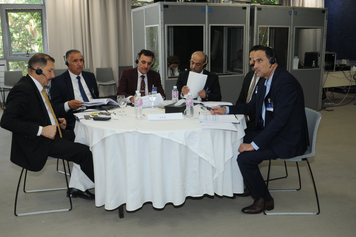 INTERPOL_CBRNE's tweet photo. 46 participants from law enforcement + vet services took part in the Agroterrorism Command & Control Workshop in Tunisia ๐น๐ณ. Topics included risk perception; how it affects #multiagencyresponse, & challenges in coordinating biological incidents โฃ๏ธ involving animals๐ https://t.co/3b2u5TroJO