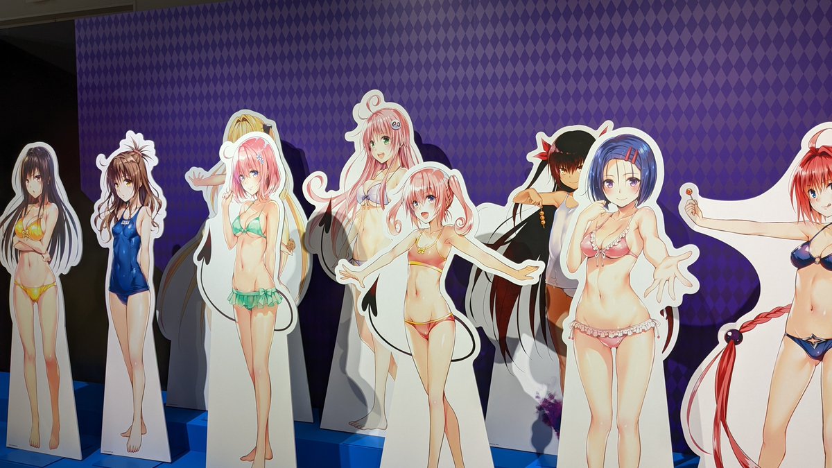 To LOVEる原画展最終日だったので行ってきました〜!!
行ってよかった😭😭😭 