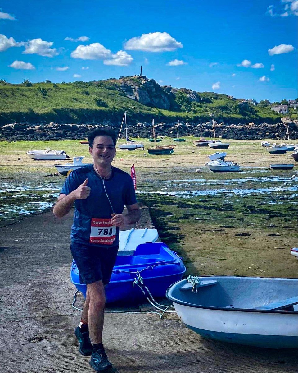 ✅ #CapIroise ce matin à #Portsall 🏃‍♂️
✅ le 20 km cette année 🥵 

☀️☀️☀️😍