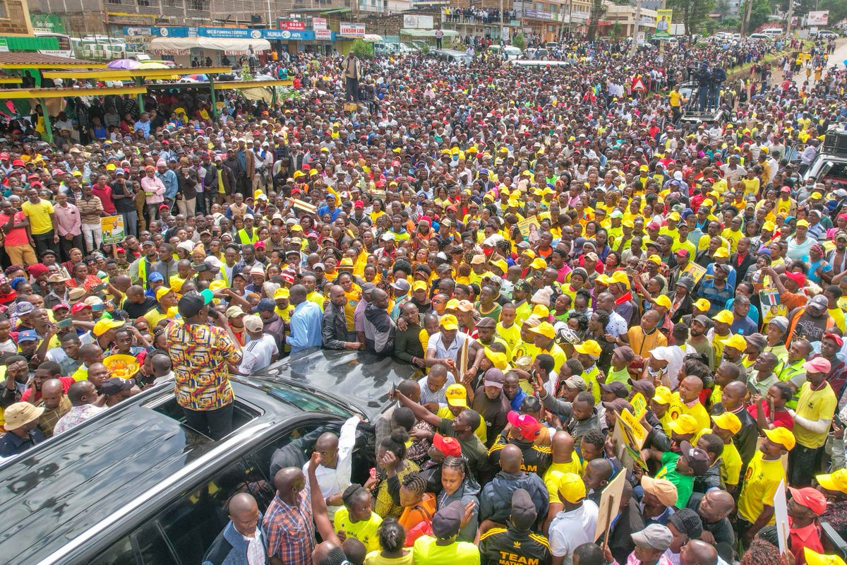 WilliamsRuto's tweet photo. Thank you the people of Kerugoya, Kirinyaga County. We are in this together. https://t.co/5stZBn0VBy