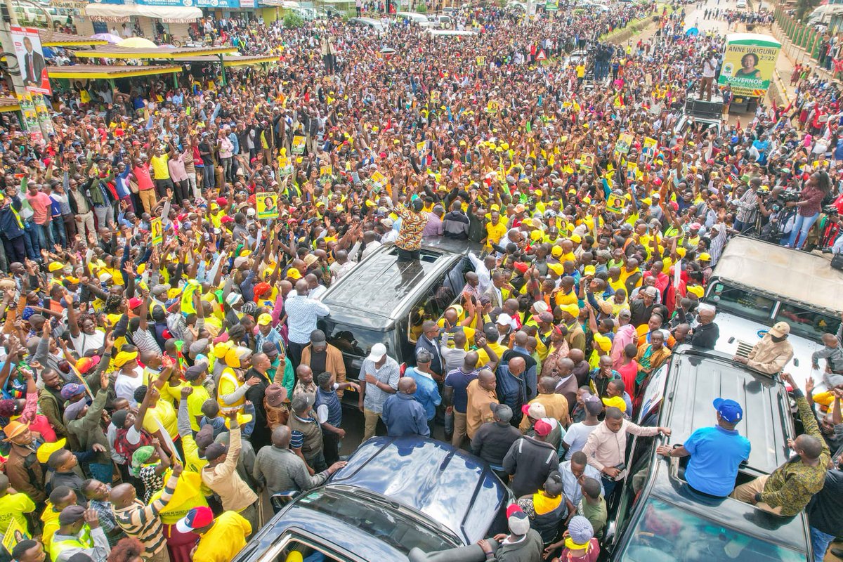 WilliamsRuto's tweet photo. Thank you the people of Kerugoya, Kirinyaga County. We are in this together. https://t.co/5stZBn0VBy