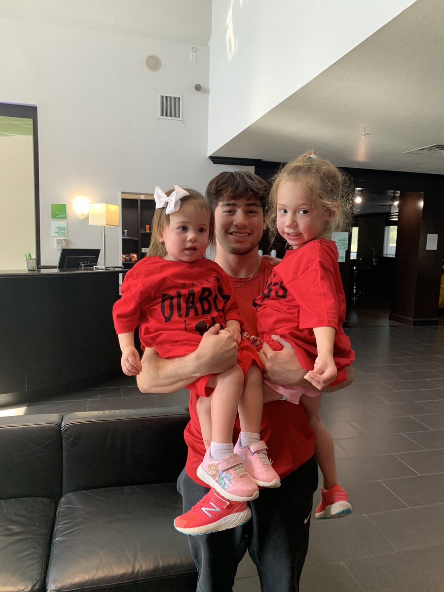 JoJocoad's tweet photo. @DentonDiablos @SACorinthiansFC The game didn’t go our way but nice to have some little Diablos fans cheering on their big cousin @MrSamCoad https://t.co/zdKxMTyAts