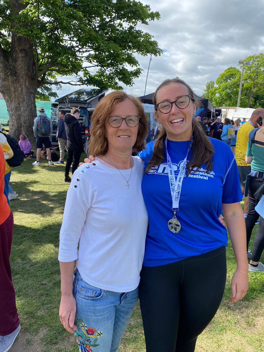 stmarysmaryhill's tweet photo. Well done @MissMurray2324 who ran the Edinburgh half marathon today. All of her hard work and determination paid off and she raised over £1300 for a charity very close to her and her families hearts. We are so proud of you! #edinburghmarathon #achievement #rolemodel #proud https://t.co/b5fAC8BZYM