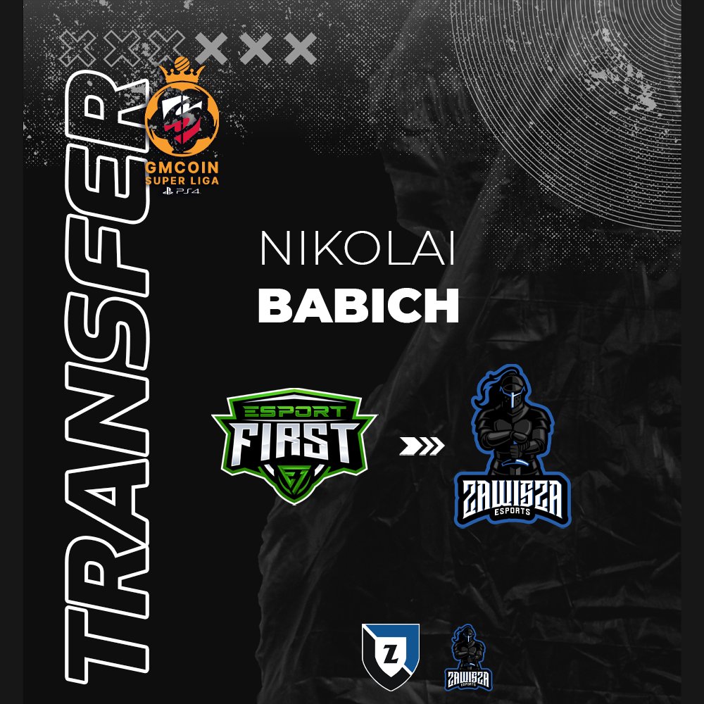ZawiszaESPORTS's tweet photo. #TRANSFER
Do @SPZawisza1946 z #EsportFirst dołączył środkowy pomocnik, Nikolai Babich aka Nikolaika9.
Nikolai to kapitan reprezentacji Ukrainy 🇺🇦 i były zawodnik https://t.co/UGhzEgP9uo. #Dnipro, która do czasu rosyjskiej agresji na Ukrainę brała udział w rozgrywkach ACF.
1/2 https://t.co/ImRtr0fWm8