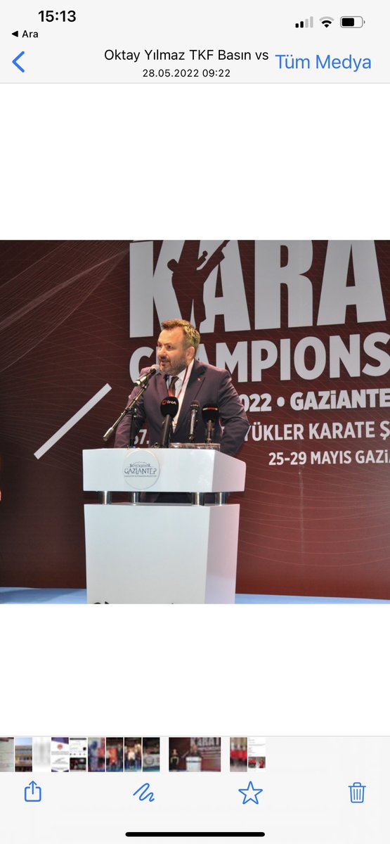 AvAslanAbidUguz's tweet photo. Avrupa Büyükler Karate Şampiyonasında, 7 Altın, 1 Gümüş, 1 Bronz + Para Karatede 1 gümüş 1 bronz madalya ile ve genel klasmanda da 1. olarak Gaziantep’ten ayrılıyoruz. Tüm zamanların altın madalya rekorunu kırmak da bizlere nasip oldu.🇹🇷🇹🇷@alisofuoglu95 @SamdanJR @ArapogluSerap https://t.co/j4Ywe1vedj