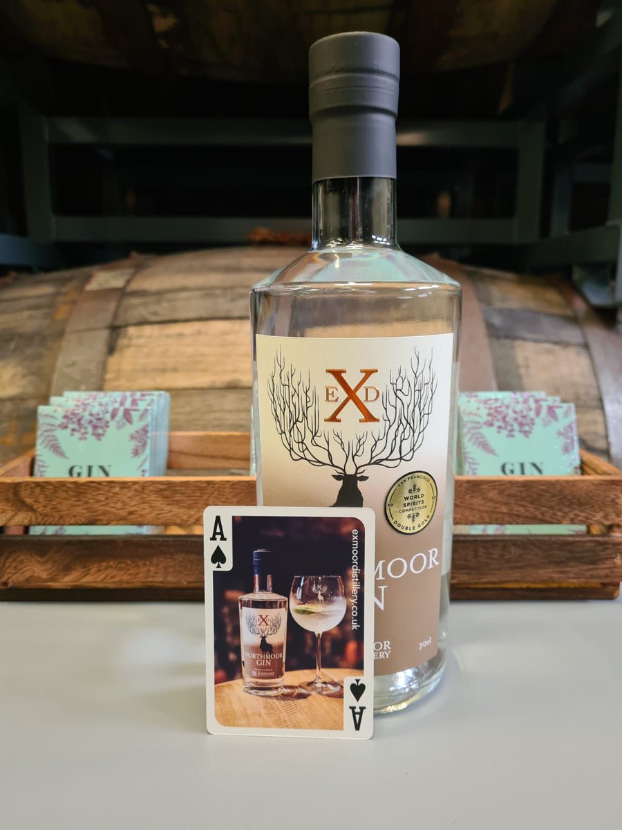 One of our more fun recent deliveries to the #distillery; #Gin playing cards! 🃏 We were delighted to take ownership of Ace of ♠️'s as we were the only brand who had requested a specific card! 

The perfect gift with #FathersDay just around the corner? exmoordistillery.co.uk