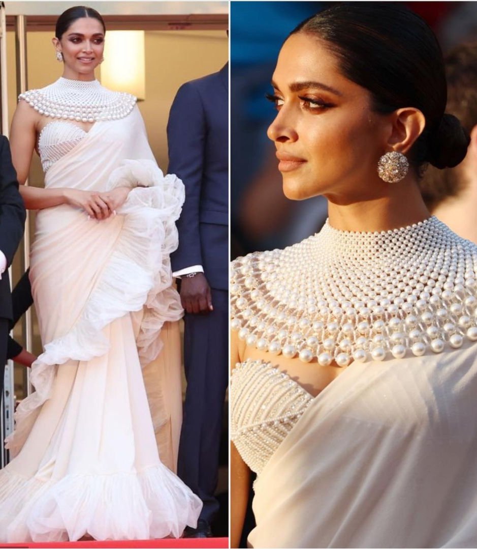 bioscopeswala's tweet photo. White lady with awesome necklace at Cannes2022 Festival  
#DeepikaPadukone
#Cannes2022
#CannesFilmFestival2022 
#FestivaldeCannes2022 https://t.co/v9av7e2RKX