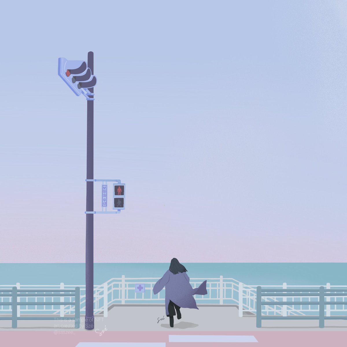 💜이건 《아직도 꿈을 꾸고 있어》라는 이름의 작품이예요.
스제의 색깔을 잘 보여주는 것 같아서 제가 무척 아끼는 작품입니다. 그래서 그림이 판매됐을때, 감사하면서도 아쉽기도 하더라고요. ☺️

💜SOLD OUT 감사합니다.

#NFTs #SUPIC #KNFT #Szé