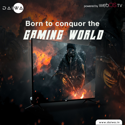 DaiwaIndia's tweet photo. Experience the whole new experience of gaming with Daiwa new range of 4K Smart TV powered by webOS TV with wider screen and enhanced performance.

Click the link https://t.co/RGwH2awU8F to Shop Now!
 
#Daiw #DaiwaTV #webOS #4KTV #UHD #HighDefinition #SmartTV #vibrant #ThinQ # https://t.co/AV8d3NCip6