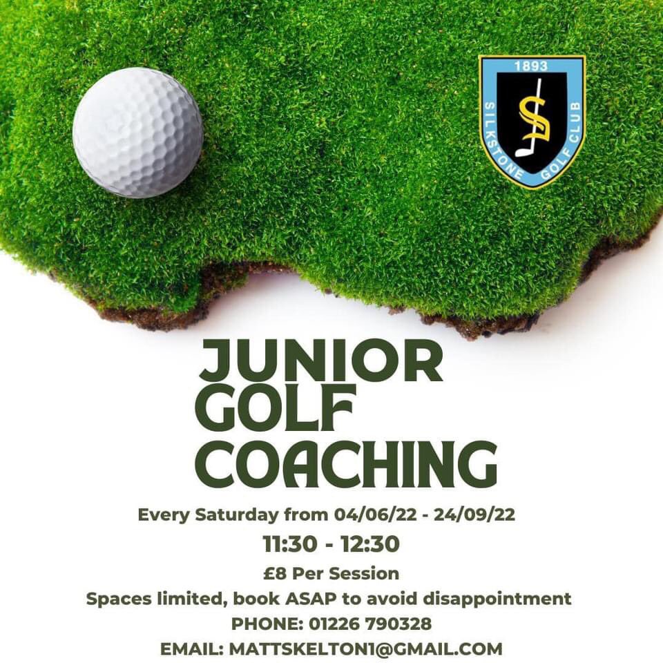 ClubSilkstone's tweet photo. After a couple year’s hiatus due to the pandemic, in conjunction with our new PG professional Matt Skelton, we are relaunching our Junior coaching sessions. https://t.co/yoAb92bG0X