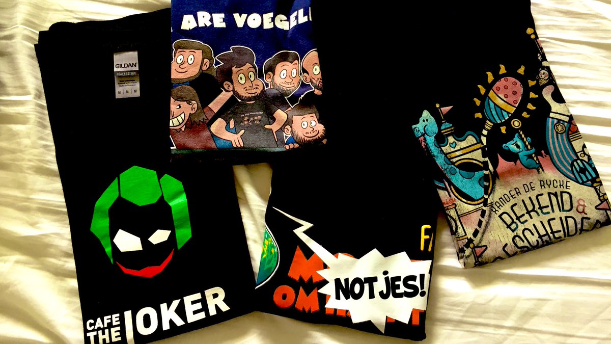 Vanavond naar #mosselen0130 live in <a href="/CafeTheJoker/">Cafe The Joker</a> met <a href="/xanderycke/">Xander De Rycke</a> <a href="/Gilles_vs/">Vanschuylengilles</a> en <a href="/DBDtweetz/">Dimitri De Brucker</a> ... moja wa doeje ten oon ?