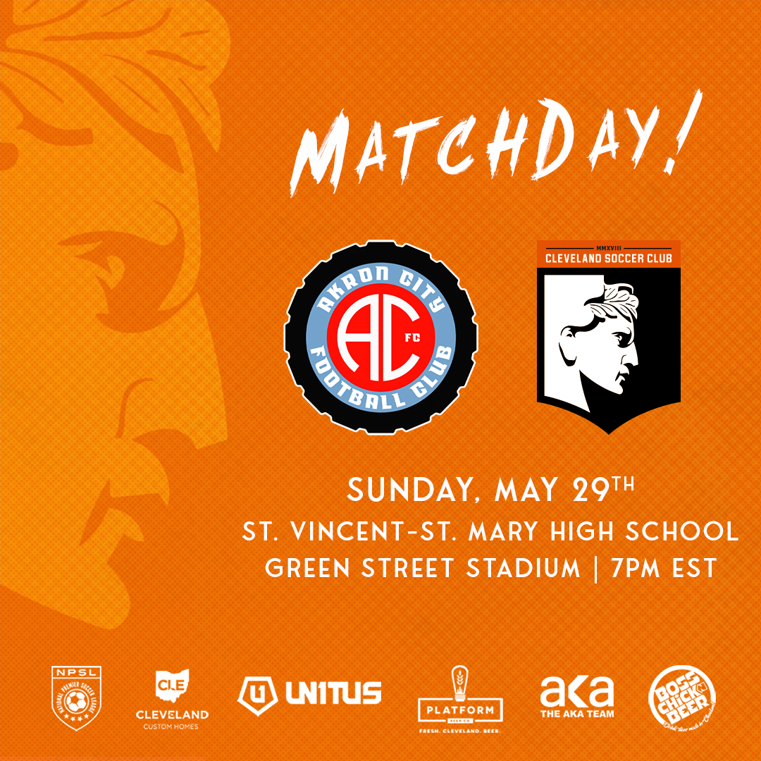 Good morning Cleveland! IT'S MATCHDAY!
Who is making the trip to Akron and supporting the boys? #WeAreCLE 

Tickets 🎟 akroncityfc.com/pages/2022-acf…
Streaming 📺 bit.ly/3Gscqug