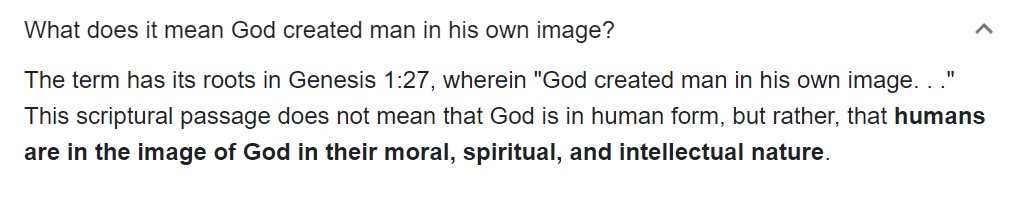 starmoonpath's tweet image. "God created man in his own image. . ." This scriptural passage does not mean that God is in human form, but rather, that humans are in the image of God in their moral, spiritual, and intellectual nature.