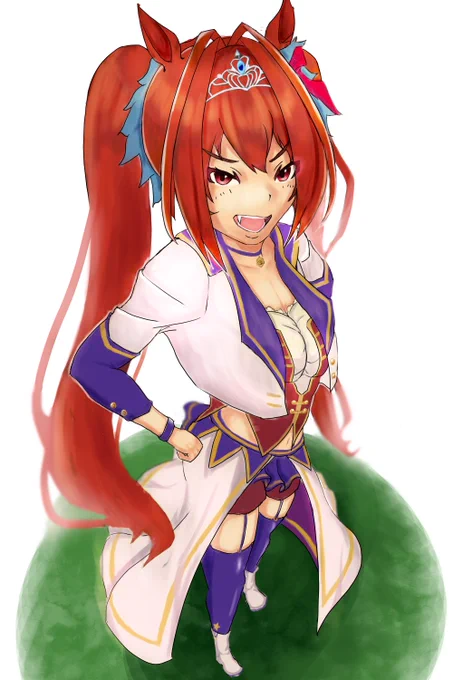 やっと描けた#ウマ娘 #ダイワスカーレット 