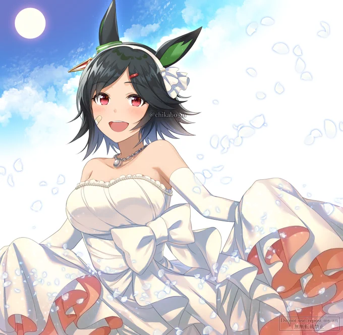 ウェディングチケット可愛すぎる
#ウマ娘 #ウイニングチケット 