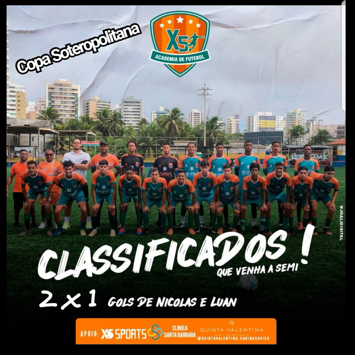 X5 Academia de futebol
