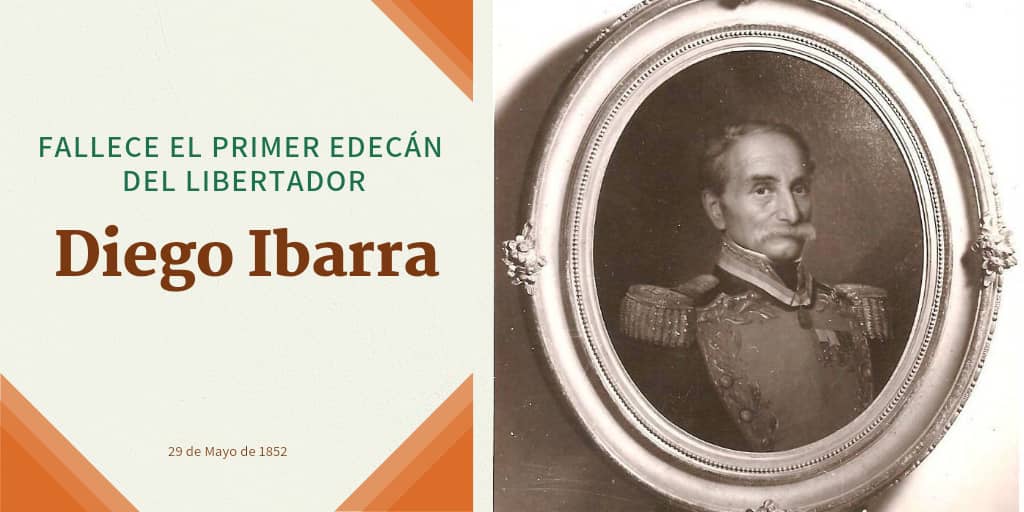 cmdtepfpro's tweet photo. 📢 #29May De hace 170 años, falleció el primer edecán del Libertador, el Gral Diego Ibarra, que formó parte de las filas del Ejército durante la Guerra de Independencia, participando en múltiples combates como: La Batalla de Pantano de Vargas.
#DiaologoEntrelguales
PFPROVIDENCIA https://t.co/QQoMX0acu3