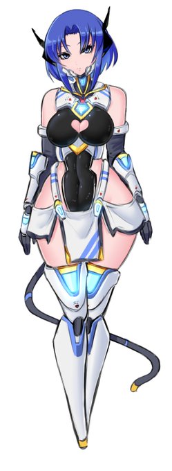 約半年間キャンペーンTRPGで使用した歌姫サイボーグの毒島 ビオラさんです…! 半年間おつかれさま… 