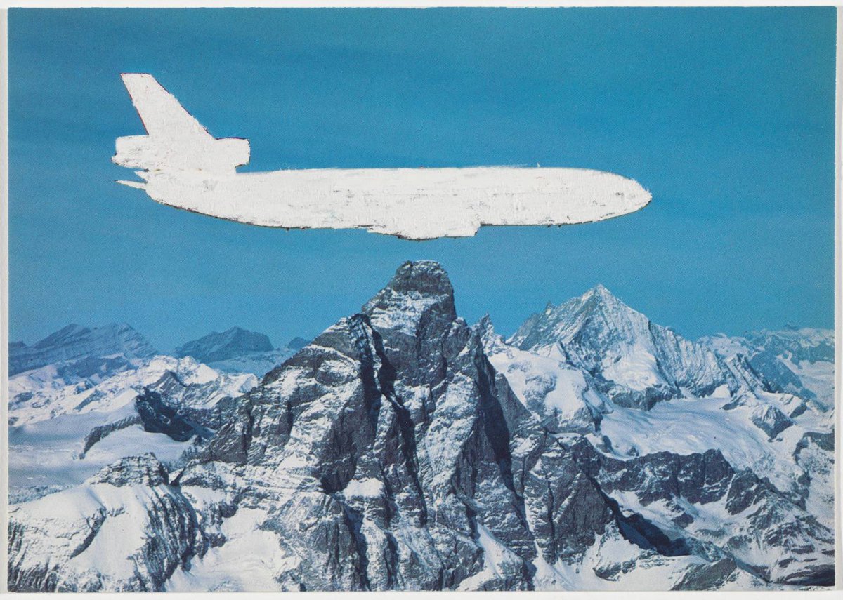 TateArtBot's tweet photo. Angus Fairhurst, Over Mont Blanc, All Evidence of Man Removed, 1993 #tatemuseum #angusfairhurst https://t.co/v9KQAQ8mgS https://t.co/JAgJxV3zyn