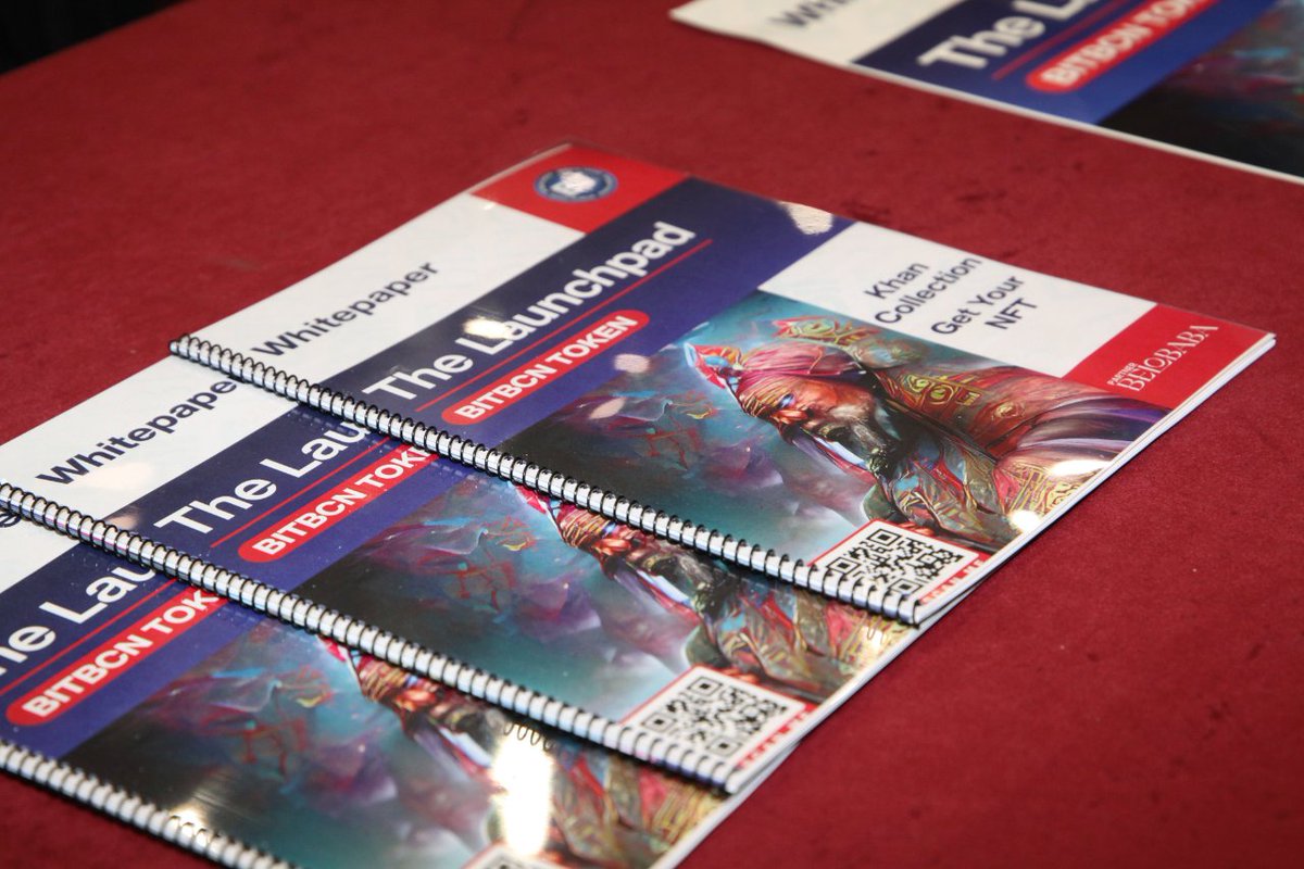 🔸 What/Why/Who/How/Where... is BITBCN Lauchpad?

🔸 What/Why/Who/How/Where... is Khan NFT Collection?

Stop doubting all that. Here you have the Whitepaper with all answers.

⬇️⬇️⬇️

token.bitbcn.org/Whitepaper-EN-…

#bitbcn #bbcn #crypto #bitcoin #nft #nfts #launchpad