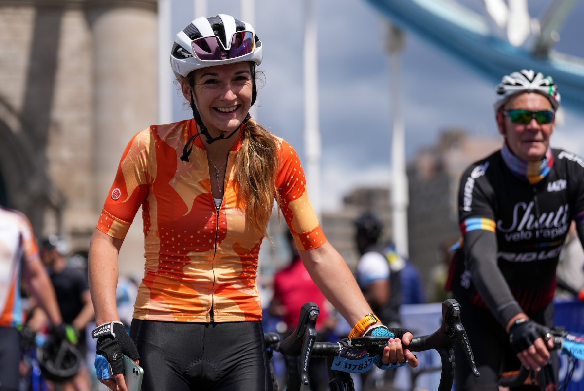 RideLondon's tweet image. That finish line feeling 🥳

#RideLondon