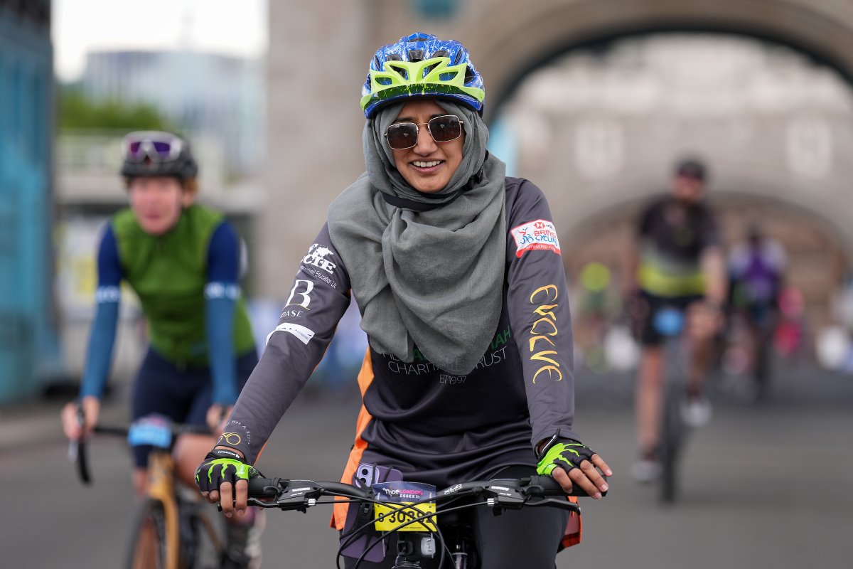 RideLondon's tweet image. That finish line feeling 🥳

#RideLondon