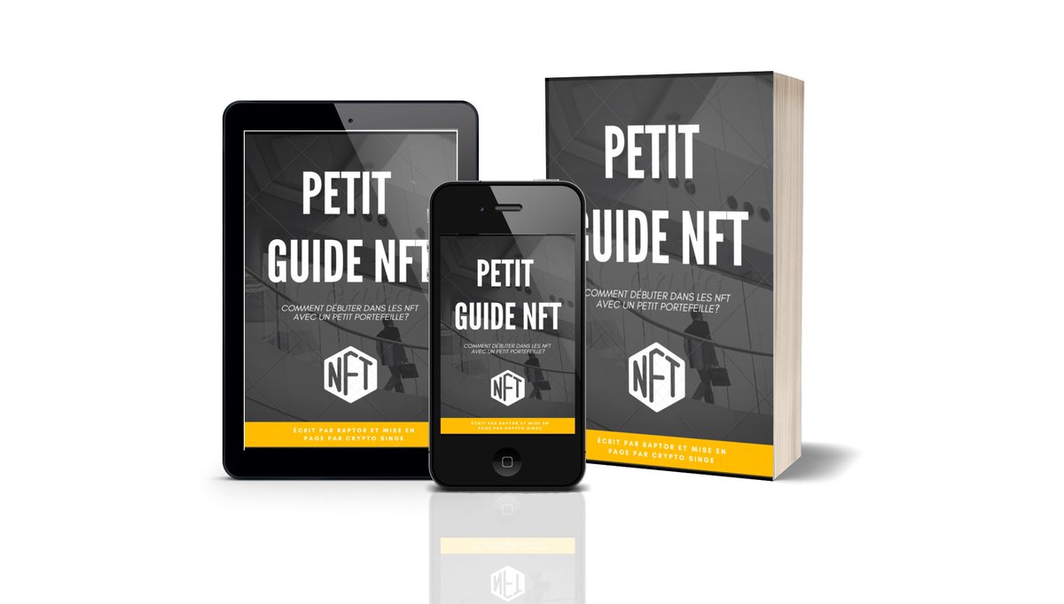 CryptoSinge_'s tweet photo. “Comment investir dans les NFTs avec un petit capital ?” 

Avec @RaptorPV_ on vous réponds dans ce mini ebook GRATUIT

RT et follow @CryptoSinge_ et @RaptorPV_ et je te l’envoie par dm :) https://t.co/NepafzAPWn