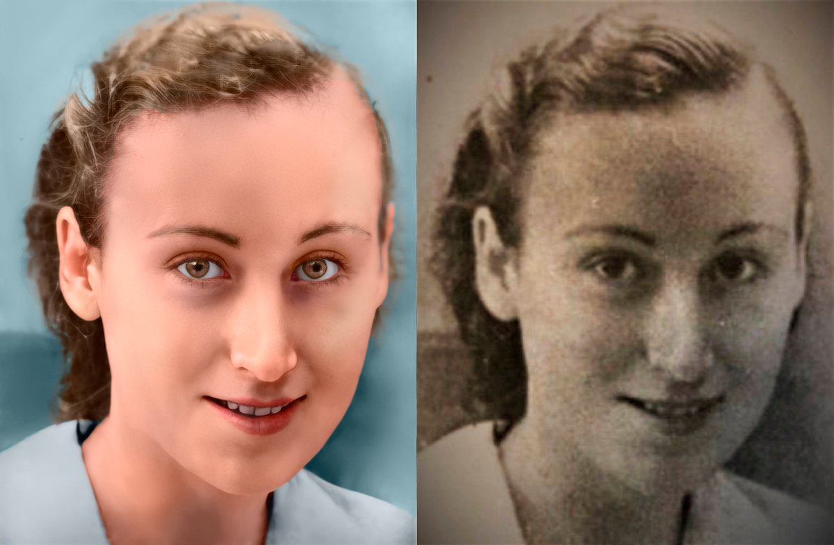 🌹Victoria Muñoz García

Nacida en Madrid en 1921. Afiliada a las JSU, fue detenida por los golpistas e ingresó en prisión el 6 de junio de 1939 debido a su filiación política.

Fusilada el 5 de agosto de 1939. Era una de las 13 Rosas.