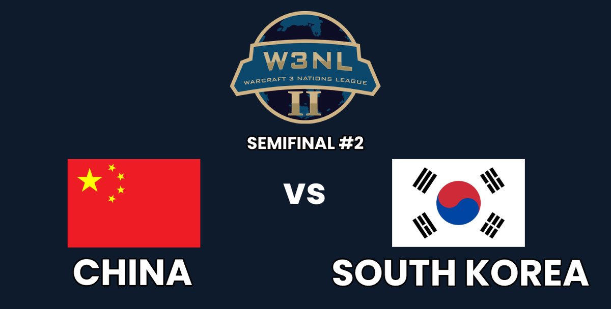 Don't miss the second semi-final 🇨🇳 China vs 🇰🇷 South Korea today at 18:00 CEST! Sorry for the short notice!

🎙️twitch.tv/sp4rta