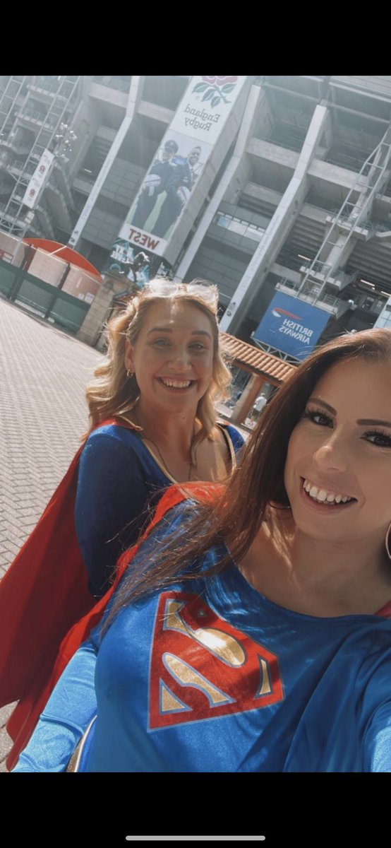 Sometimes you have to dress up as Supergirl, go to the rugby and drink too many pints of cider to feel a bit more like yourself. Also will be adding capes to my wardrobe for the foreseeable… #london7s