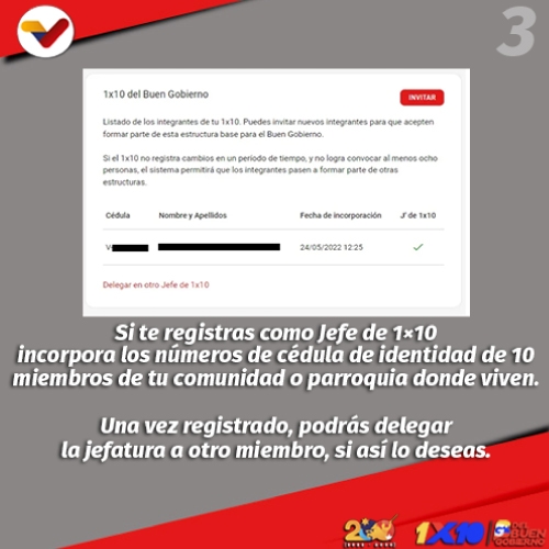 VTVcanal8's tweet photo. #DeInterés📣| ¿Sabes cómo registrarte en el 1x10 del Buen Gobierno del Sistema Patria? A continuación te explicamos de manera rápida y sencilla cómo hacerlo 👇

#DiálogoEntreIguales https://t.co/cadQfjOskj