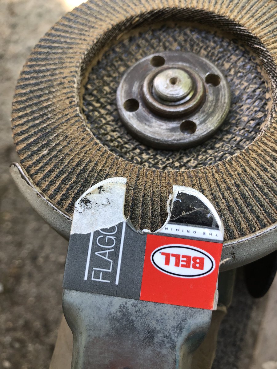 k9kayaks's tweet photo. #MaxSmiles 💭 Helping dad modify a #BikeFlag holder for my #Trike 
He’s using a #sidegrinder #DIY #custom fit https://t.co/qSgXwsNnO9