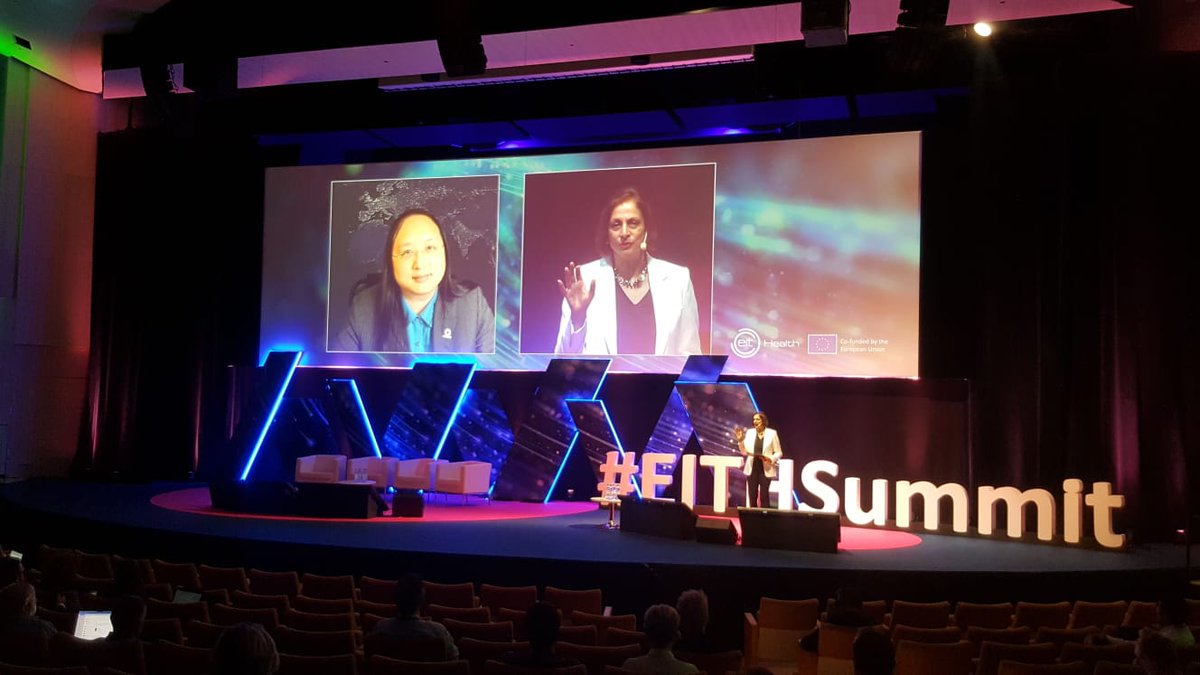 ArturOlesch's tweet photo. "To give no trust is to get no trust" - Digital Minister of Taiwan Audrey Tang @audreyt gives sincere advice on how to gain citizens' trust regarding #data processing and #digitalhealth innovations 👏 One of my favorite takeaways from the #EITHSummit https://t.co/OT5YBVhPNM