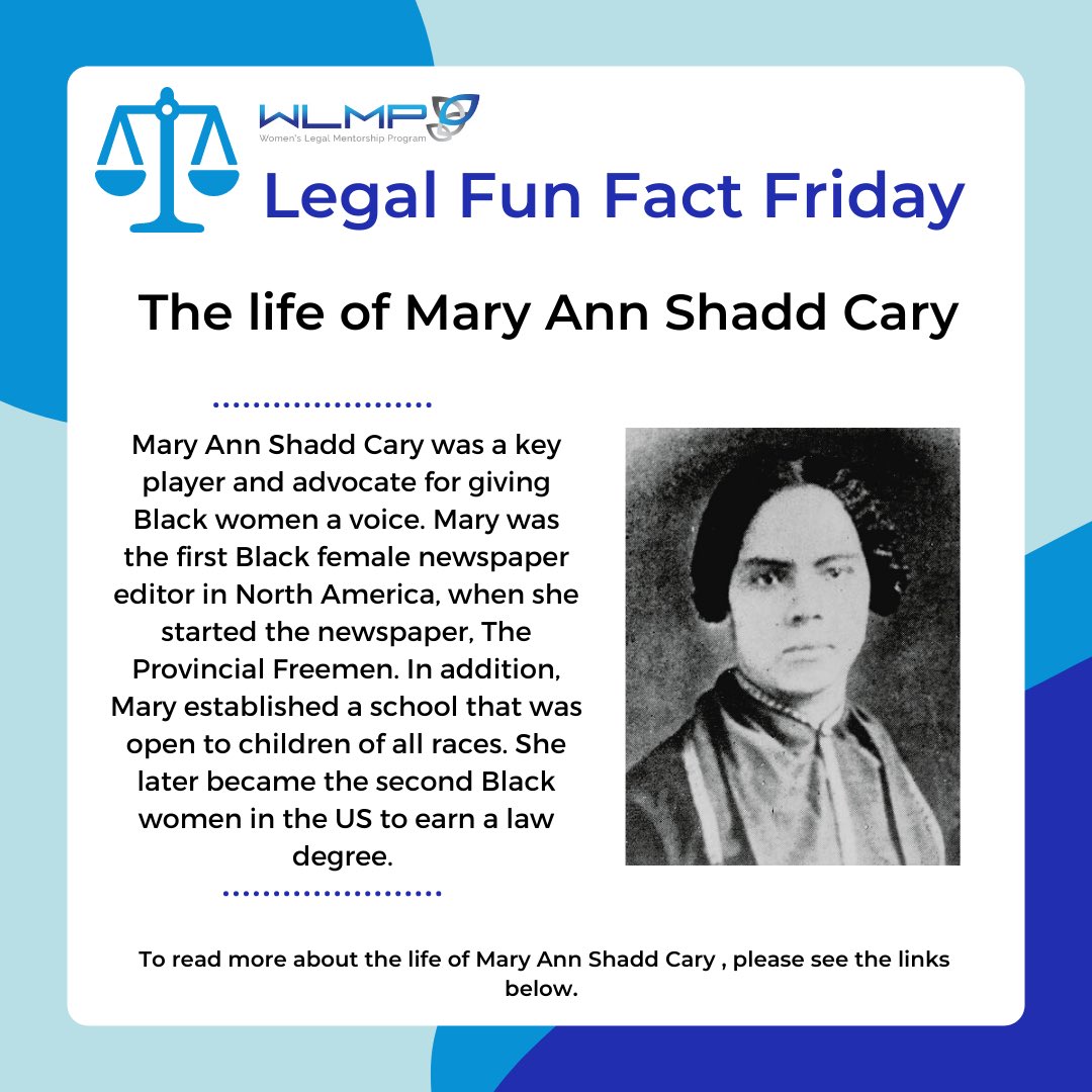 WLMP_PMDF's tweet photo. Following in the footsteps of her activist parents, Mary became a community activist after escaping Delaware, a slave state via the Underground Railroad in the 1850’s. Mary’s life and legacy remind us all, what determination and fierce advocacy can accomplish. #lawtwitter #wlmp https://t.co/lECSbre38X