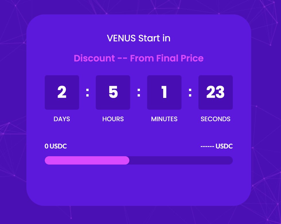 TheCoffeeBlock's tweet photo. Venus Finance is launching on May 31.  Thread here on the info on what it is in DeFi!
 
The team is also letting me give out 10 WL spots
 
-RT to win a WL
-Must be following @VenussFinance
 
RaaS with innovative mechanics, claimable blue chip yield, $100k USDC jackpot &amp; more
 
🧵 https://t.co/tXVgLYu6t7