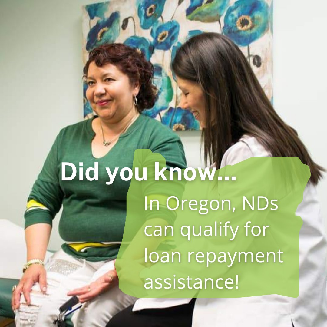 NUNM_EDU's tweet photo. Just another reason why Oregon is a great place to practice naturopathic medicine! Learn more and find out if you qualify at one of two free info sessions held by @theOANP on Thursday, June 9.

https://t.co/mf4G8cgrjH https://t.co/qBRsRRzShd