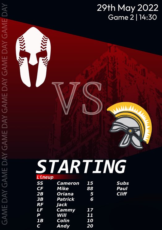 Catch our second game against Halton Trojans live on our Facebook at 14:30