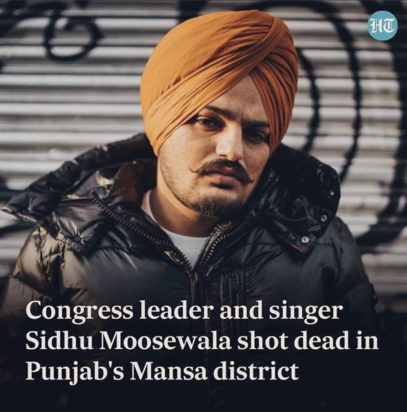 PrateekSah69's tweet photo. Right to freedom of speech and expression has been implemented again by the #AAP. He was shot dead recently after the security was withdrawn and he also pointed out the #AAP karyakartas as traitors in his latest song, was this the reason? #sidhumoosewala #rip https://t.co/687kE5FDti