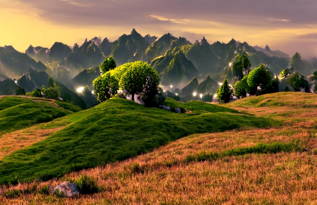 Platonic_Melody's tweet photo. "Hills of gold" - made with @NightCafeStudio 

https://t.co/mKSCsJf0eS

#aiart #nightcafe #digitalart https://t.co/ffNBX6U8zf