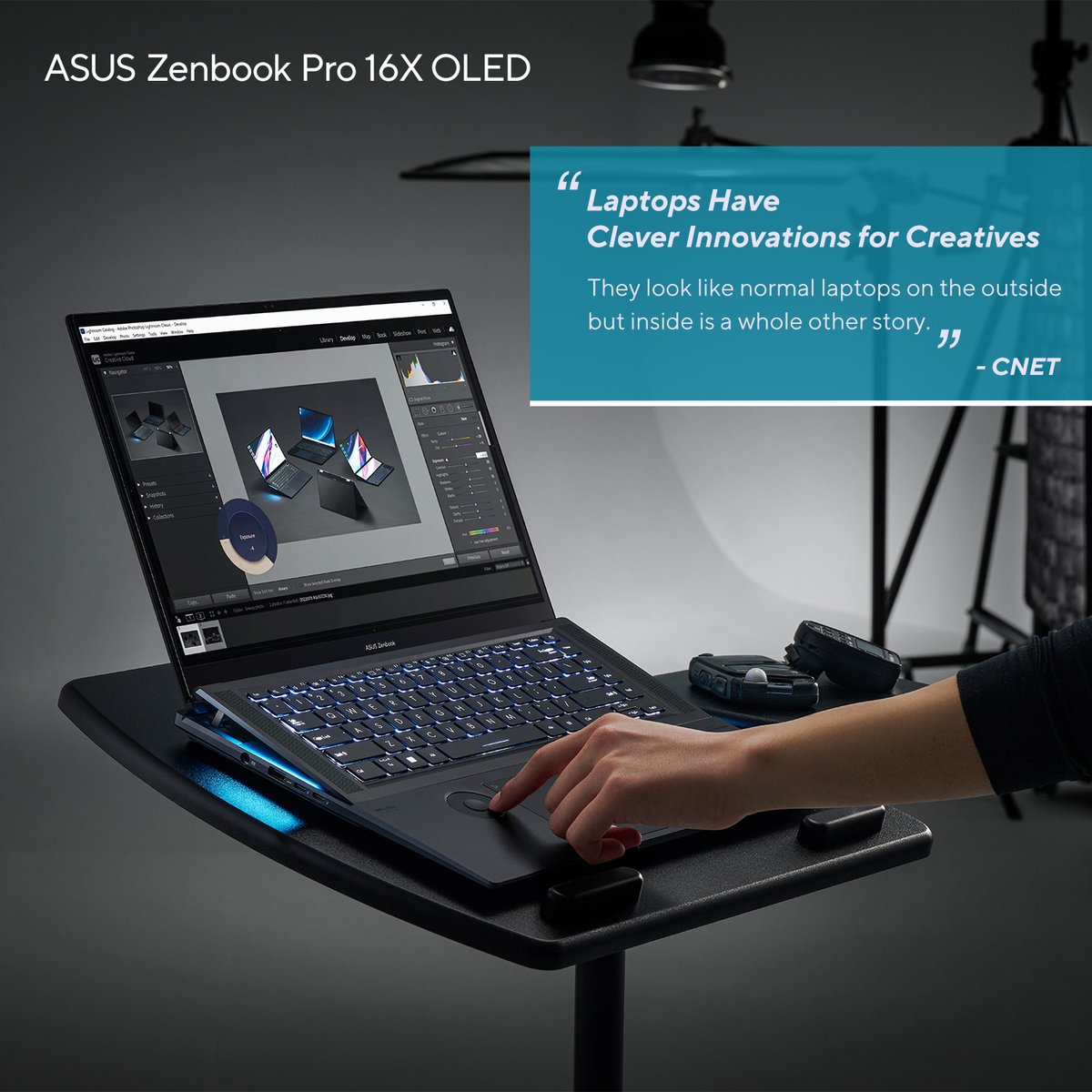 ASUS's tweet photo. Tech media: “💻❤️👍” 
#ASUS: ”🥰” 
 
Click the link below to discover the latest #Zenbook and #Vivobook laptops from #ThePinnacleOfPerformance 2022 #ASUSLaunchEvent.
👉https://t.co/LYoxOiV7w0 https://t.co/N0ZPSJ3VR3