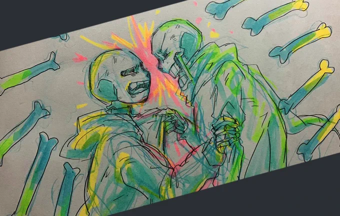 骨兄弟のガチ喧嘩🤜💥🤛 