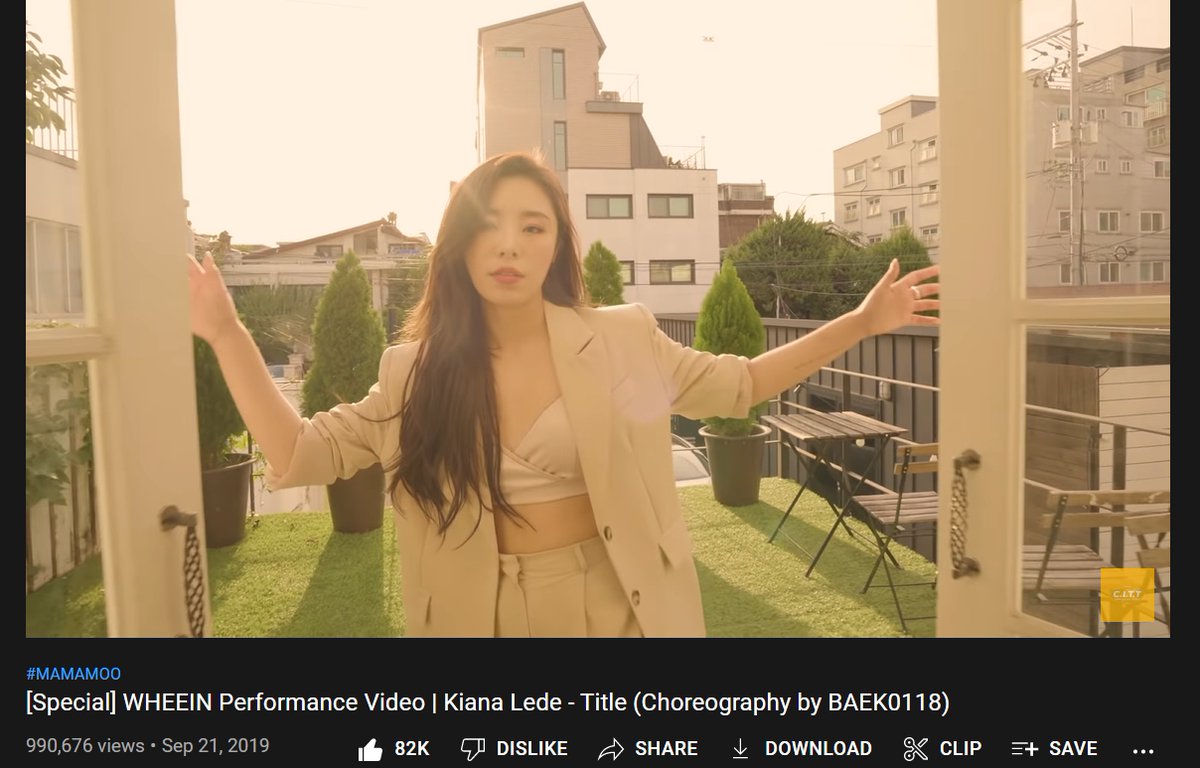IreneLe64629830's tweet photo. #990K👏
[Special] #WHEE_IN Performance Video|#KianaLede - #Title @KianaLede
 
🔜https://t.co/PrkCZWqZPd 

#휘인아안녕
#GetWellSoonWheein

#DancerWheein #AceWheein
#휘인 #WheeIn #輝人 #フィイン #丁輝人 #JungWheein #정휘인 #whee_inthemood
#THEL1VE #더라이브 #마마무 #MAMAMOO #ママム https://t.co/2lQFWchUQj
