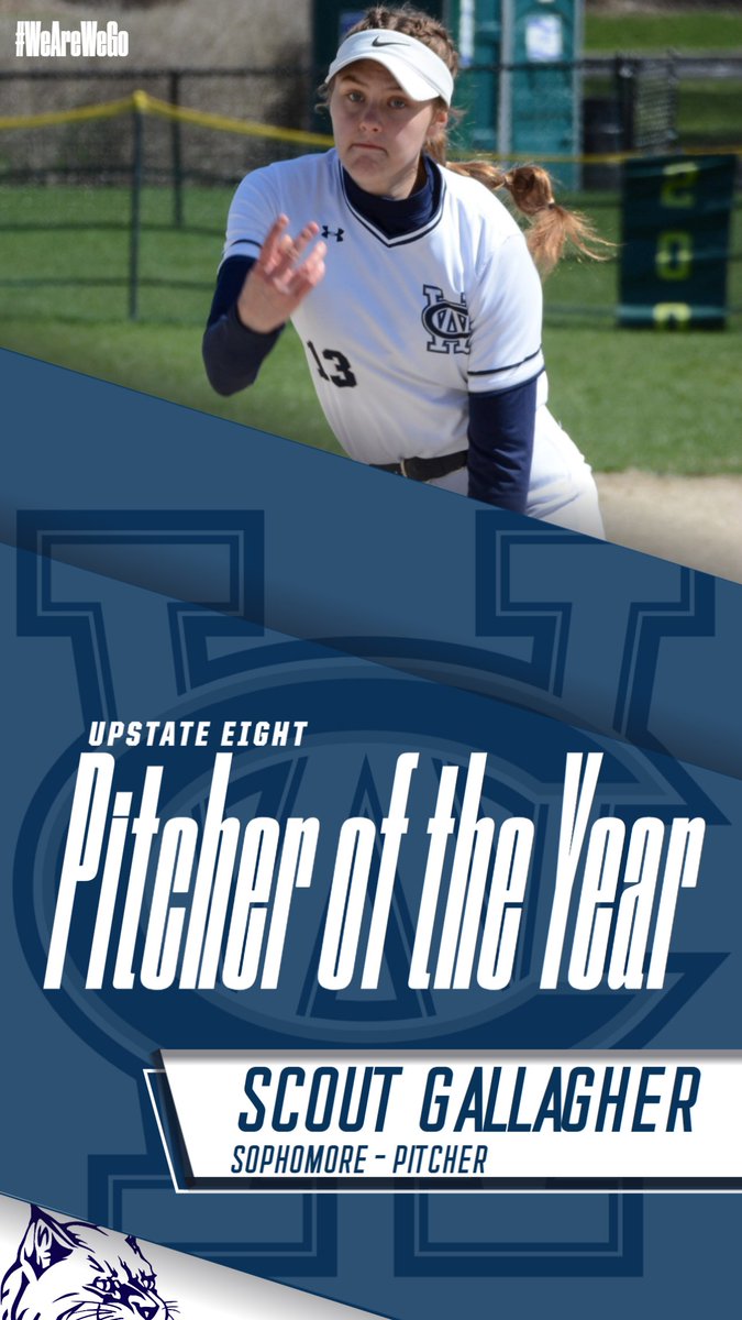 Congratulations to Scout Gallagher for being named the UEC Pitcher of the Year! <a href="/WeGoAthletics/">WeGoAthletics</a> <a href="/ScoutG_2024/">Scout</a>