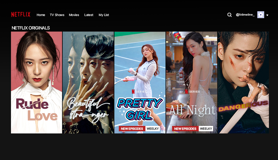 fxtimeline_'s tweet photo. f(x) songs as Netflix original films and series.

#에프엑스 https://t.co/gGsLQOziu7