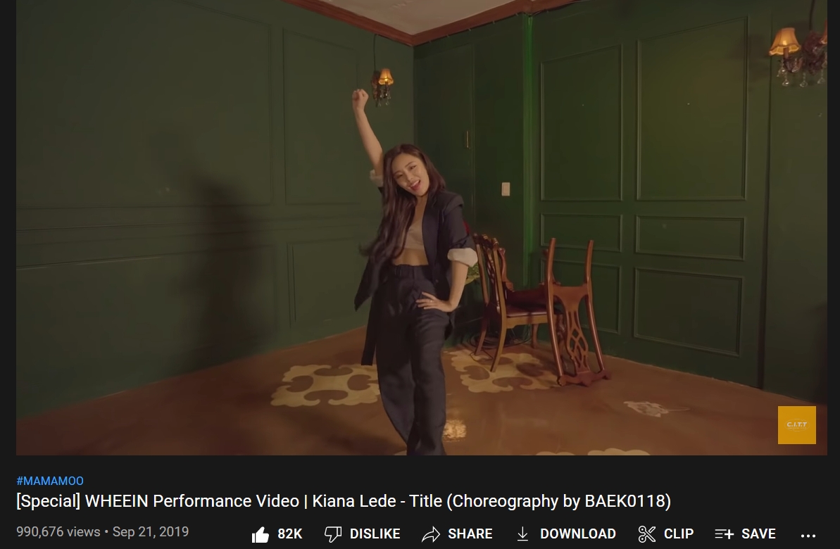 IreneLe64629830's tweet photo. #990K👏
[Special] #WHEE_IN Performance Video|#KianaLede - #Title @KianaLede
 
🔜https://t.co/PrkCZWqZPd 

#휘인아안녕
#GetWellSoonWheein

#DancerWheein #AceWheein
#휘인 #WheeIn #輝人 #フィイン #丁輝人 #JungWheein #정휘인 #whee_inthemood
#THEL1VE #더라이브 #마마무 #MAMAMOO #ママム https://t.co/2lQFWchUQj