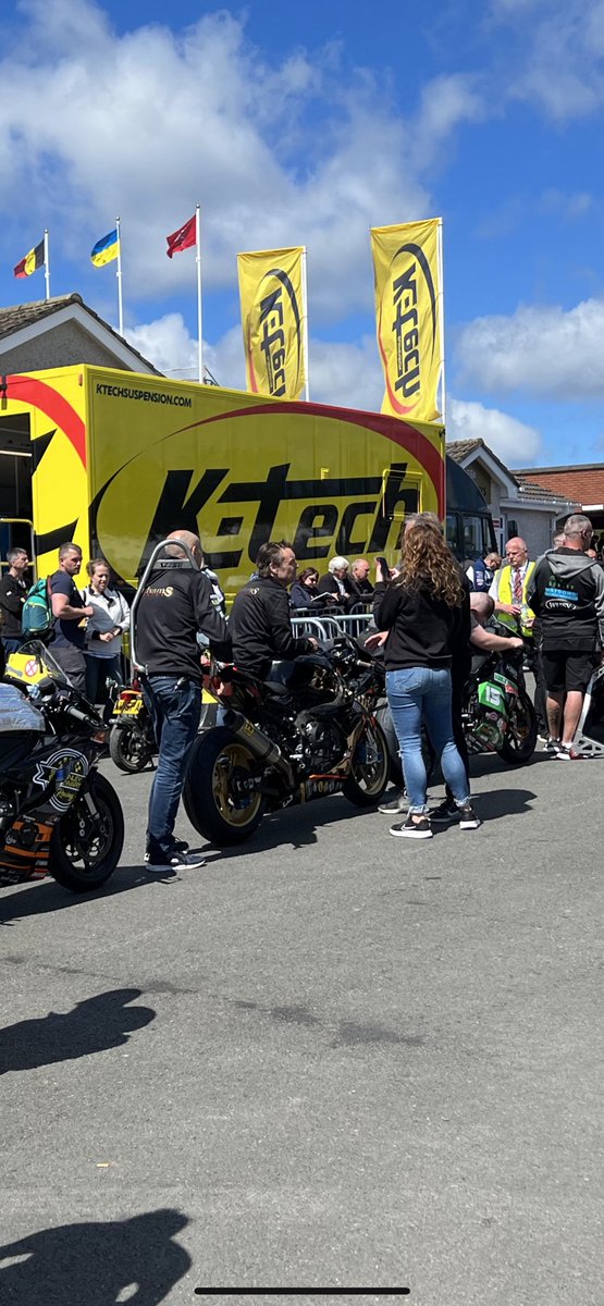 Another busy day at The TT 2022 , The paddocks are open and public are flowing in. Race team fire briefings done ! Another busy day for the Fire team. Safety Fire &amp; Rescue Solutions protecting people, assets and reputation #wearesfrfire