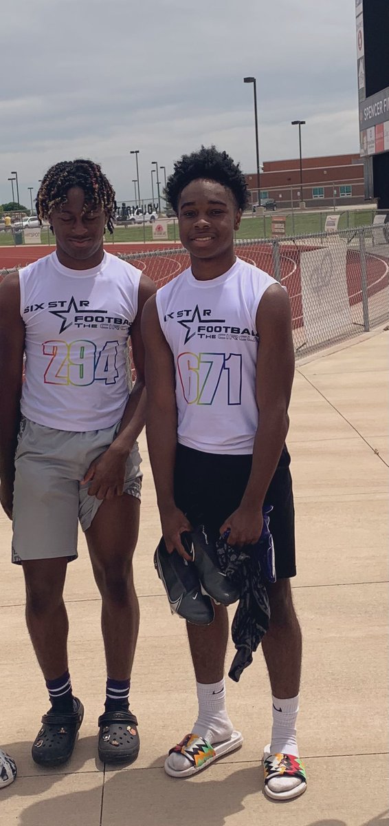 Had a great time yesterday at the <a href="/6starfootballMO/">Six Star Football | MISSOURI</a>  camp, clocked in at a 4.46 40/ 34 inch vert/8.9 broad jump/ 4.6 shuttle run <a href="/theCoach_Palmer/">Benny Palmer</a> <a href="/PHSPantherFB/">Park Hill South FB</a>