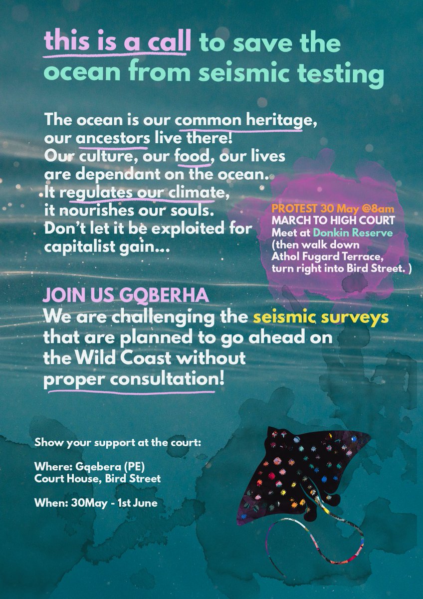 JohanLorenzen's tweet photo. 2. Gqeberha residents can stand in solidarity with Wild Coast Communities' struggle for self-determination at 08h00 tomorrow (30 May) at Donkin Reserve. https://t.co/KWJXpDBCR7