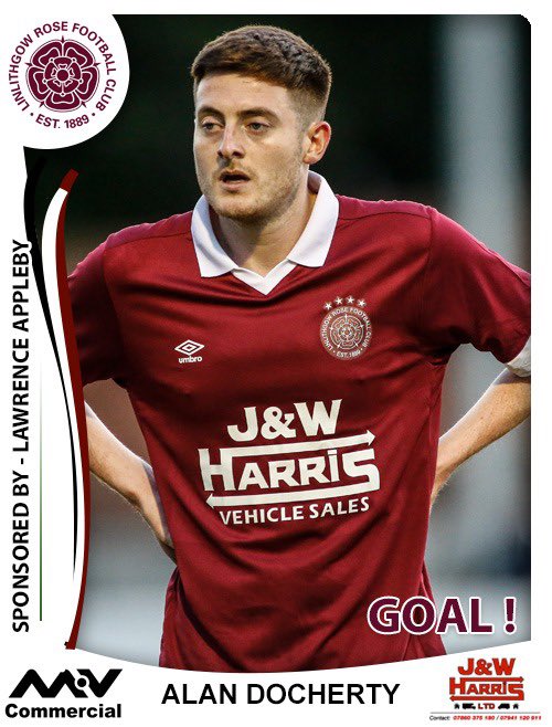 LinlithgowRose's tweet photo. The Doc delivers!!! 1 - 0 to The Rose!!
#htg #hailthegallant https://t.co/hFm17JXeLa